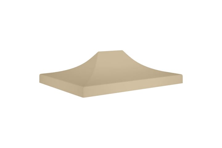 Juhlateltan katto 4,5x3 m beige 270 g/m² - Beige - Puutarhakalusteet - Aurinkosuoja - Paviljonki - Paviljongin katos