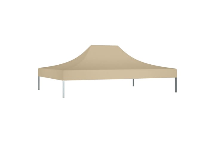 Juhlateltan katto 4,5x3 m beige 270 g/m² - Beige - Puutarhakalusteet - Aurinkosuoja - Paviljonki - Paviljongin katos