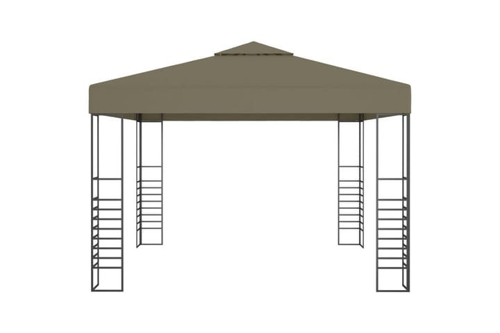 Juhlateltta 3x3 ruskeanharmaa 180 g/m² - Taupe - Puutarhakalusteet - Aurinkosuoja - Paviljonki - Paviljonki katoksella