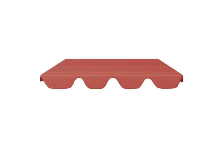 Vaihtokatos puutarhakeinuun terracotta 150/130x70/105 cm - Puutarhakalusteet - Aurinkosuoja - Paviljonki - Paviljongin katos