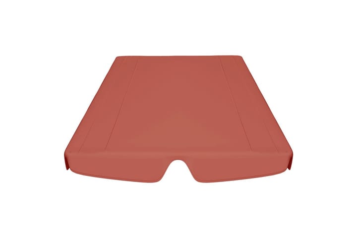 Vaihtokatos puutarhakeinuun terracotta 150/130x70/105 cm - Puutarhakalusteet - Aurinkosuoja - Paviljonki - Paviljongin katos