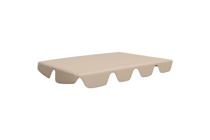 Vaihtokatos puutarhakeinuun beige 150/130x70/105 cm - Puutarhakalusteet - Aurinkosuoja - Paviljonki - Paviljongin katos