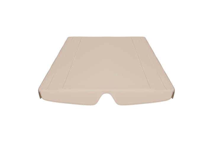 Vaihtokatos puutarhakeinuun beige 150/130x70/105 cm - Puutarhakalusteet - Aurinkosuoja - Paviljonki - Paviljongin katos