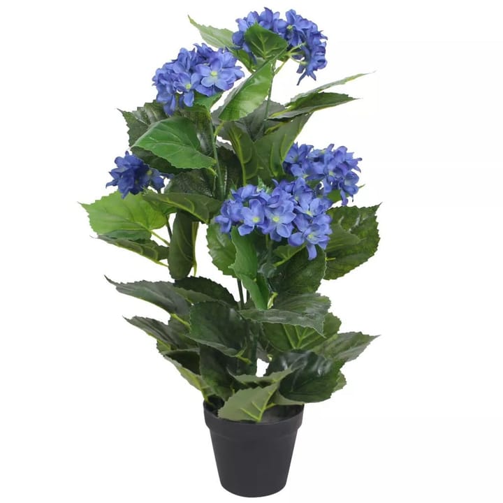 Tekokukka ruukulla hortensia 60 cm sininen - Monivärinen - Puutarhakalusteet - Parveke - Parvekeviljely - Parvekekukat