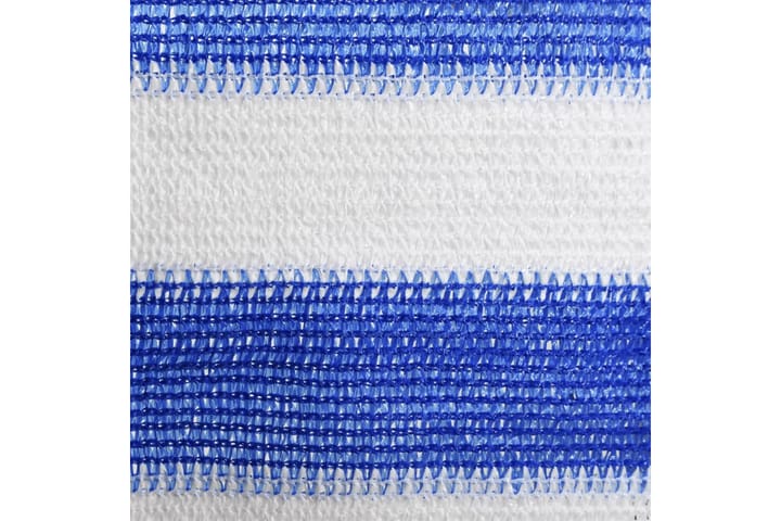 Parvekkeen suoja sininen ja valkoinen 120x400 cm HDPE - Monivärinen - Parvekesuoja