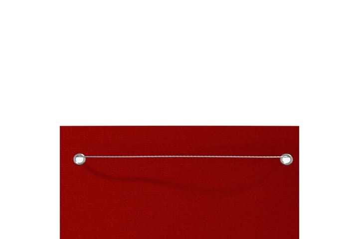 Parvekkeen suoja punainen 160x240 cm Oxford kangas - Punainen - Parvekesuoja