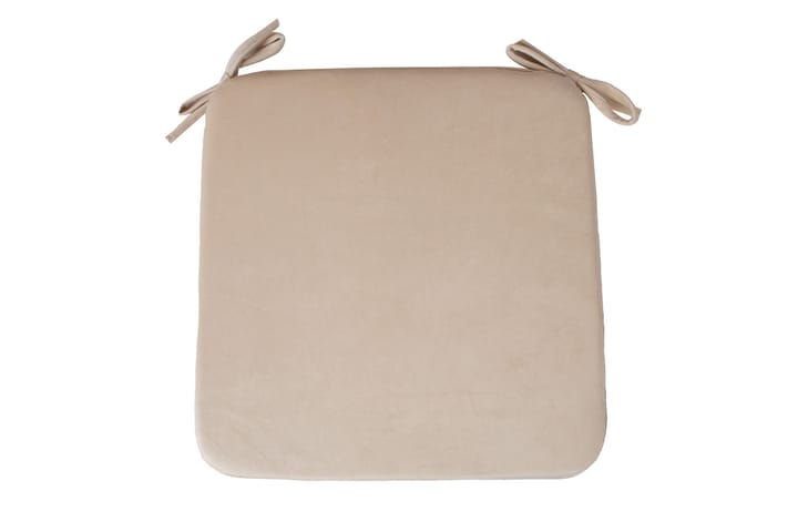 Istuintyyny Velvet 39x39x25 cm Beige - Puutarhakalusteet - Pehmusteet - Istuintyyny ulos