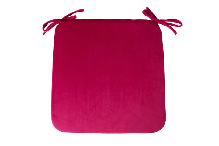 Istuintyyny Velvet 39x39x25 cm Tummanpinkki - Puutarhakalusteet - Pehmusteet - Istuintyyny ulos