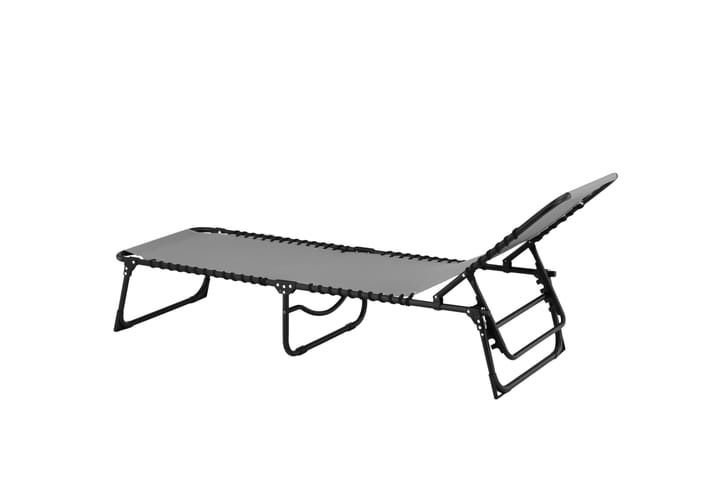 Aurinkotuoli Majken 60x190 cm Harmaa - Puutarhakalusteet - Puutarhatuoli - Aurinkotuoli