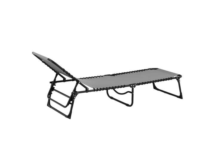 Aurinkotuoli Majken 60x190 cm Harmaa - Puutarhakalusteet - Puutarhatuoli - Aurinkotuoli