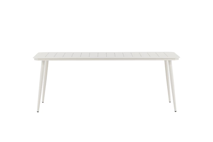 Ruokapöytä Lina 200 cm Valkoinen - Venture Home - Ruokapöytä terassille