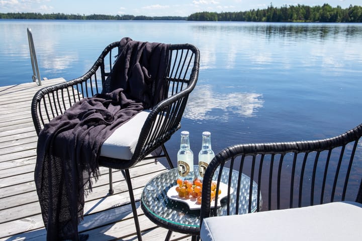 Parvekeryhmä Viga 2:n ist - Musta - Puutarhakalusteet - Ulkoryhmä - Cafe-ryhmä