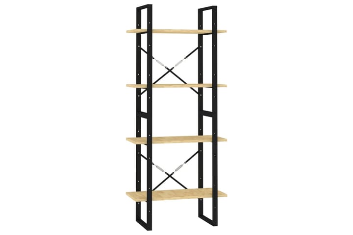 4-tasoinen kirjahylly 60x30x140 cm täysi mänty - Säilytys - Hylly - Kirjahylly