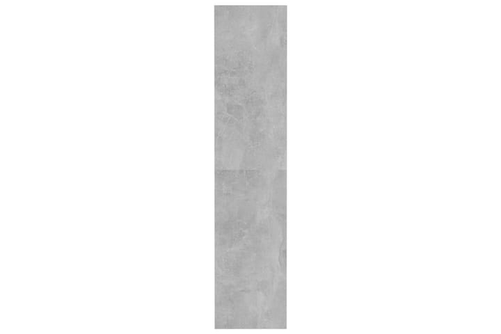 beBasic Kirjahylly/tilanjakaja betoninharmaa 80x30x135 cm lastulevy - Harmaa - Säilytys - Hylly - Kirjahylly