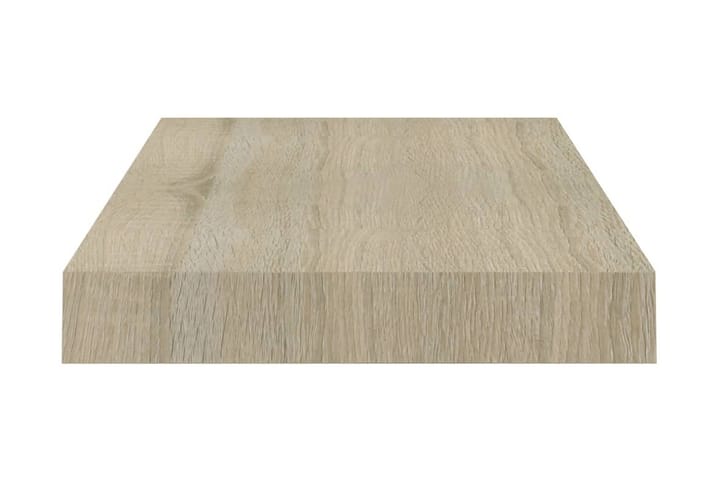 Kelluva seinähylly tammi 40x23x3,8 cm MDF - Ruskea - Säilytys - Hylly - Seinähylly