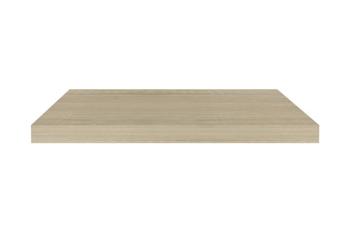 Kelluva seinähylly tammi 60x23,5x3,8 cm MDF - Ruskea - Säilytys - Hylly - Seinähylly