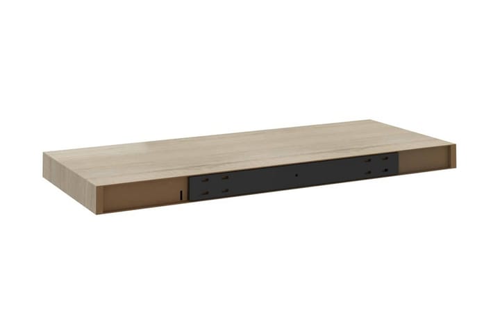 Kelluva seinähylly tammi 60x23,5x3,8 cm MDF - Ruskea - Säilytys - Hylly - Seinähylly