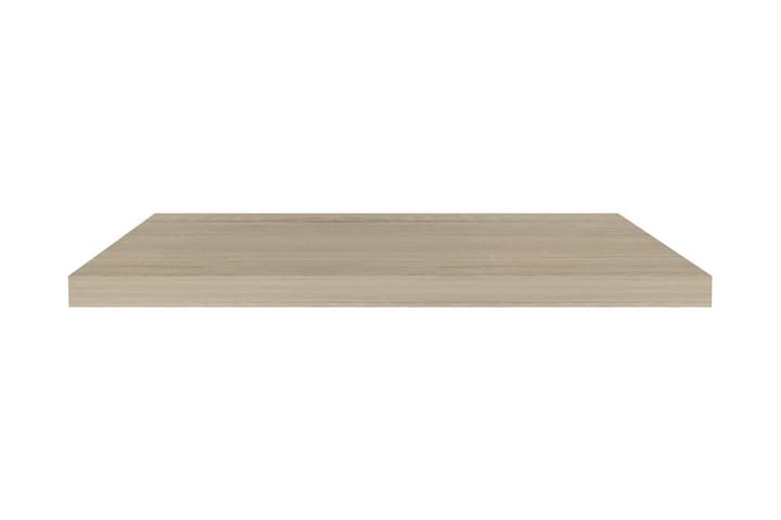 Kelluva seinähylly tammi 80x23,5x3,8 cm MDF - Ruskea - Säilytys - Hylly - Seinähylly