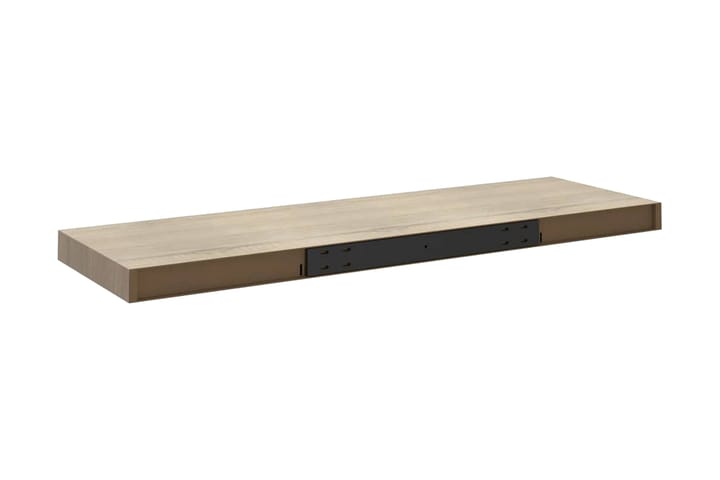 Kelluva seinähylly tammi 80x23,5x3,8 cm MDF - Ruskea - Säilytys - Hylly - Seinähylly