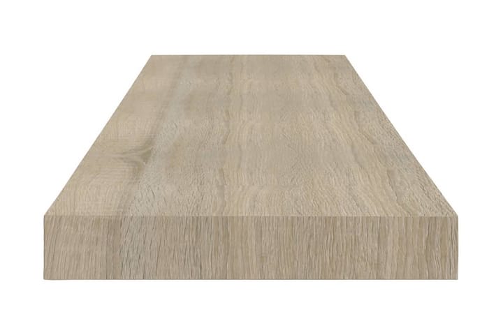 Kelluva seinähylly tammi 80x23,5x3,8 cm MDF - Ruskea - Säilytys - Hylly - Seinähylly