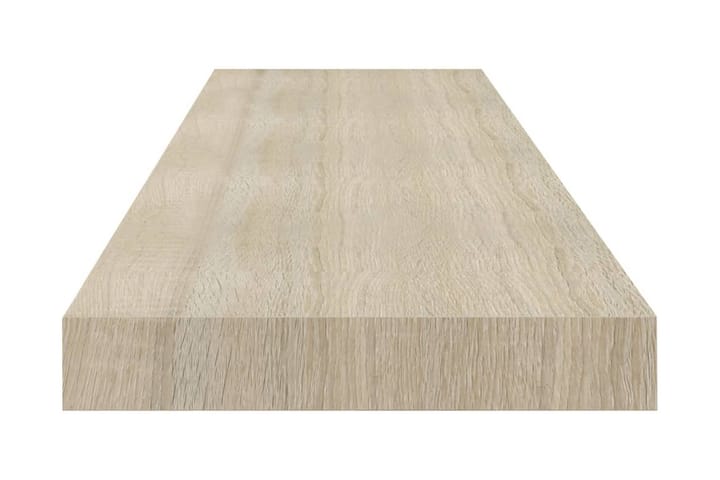 Kelluva seinähylly tammi 90x23,5x3,8 cm MDF - Ruskea - Säilytys - Hylly - Seinähylly