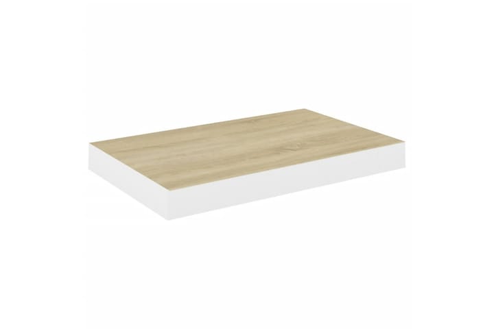 Kelluvat seinähyllyt 2 kpl 40x23x3,8 cm MDF - Valkoinen - Säilytys - Hylly - Seinähylly