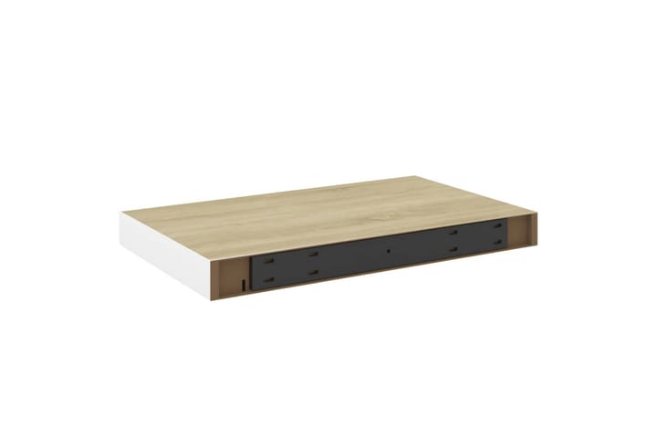 Kelluvat seinähyllyt 2 kpl 40x23x3,8 cm MDF - Valkoinen - Säilytys - Hylly - Seinähylly