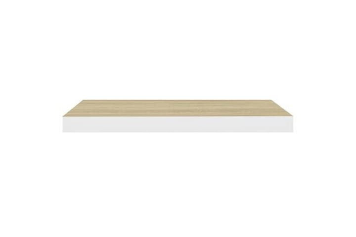 Kelluvat seinähyllyt 2 kpl 60x23,5x3,8cm MDF - Valkoinen - Säilytys - Hylly - Seinähylly