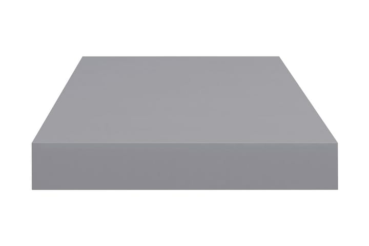 Kelluvat seinähyllyt 2 kpl harmaa 50x23x3,8 cm MDF - Harmaa - Säilytys - Hylly - Seinähylly