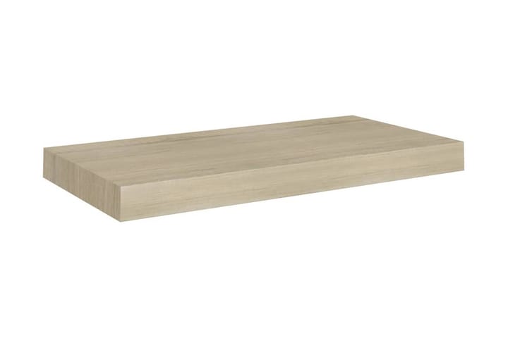 Kelluvat seinähyllyt 2 kpl tammen värinen 50x23x3,8 cm MDF - Ruskea - Säilytys - Hylly - Seinähylly