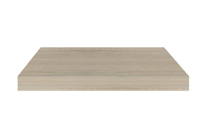 Kelluvat seinähyllyt 2 kpl tammen värinen 50x23x3,8 cm MDF - Ruskea - Säilytys - Hylly - Seinähylly