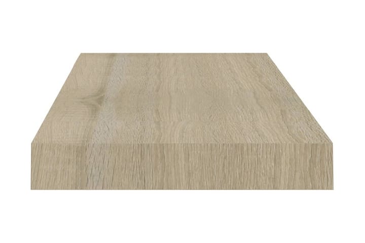 Kelluvat seinähyllyt 2 kpl tammen värinen 50x23x3,8 cm MDF - Ruskea - Säilytys - Hylly - Seinähylly