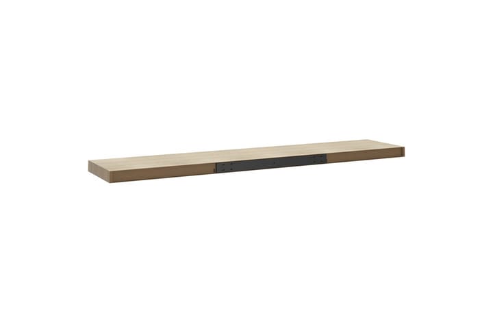 Kelluvat seinähyllyt 2 kpl tammi 120x23,5x3,8 cm MDF - Ruskea - Säilytys - Hylly - Seinähylly