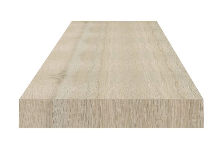 Kelluvat seinähyllyt 4 kpl tammi 120x23,5x3,8 cm MDF - Ruskea - Säilytys - Hylly - Seinähylly