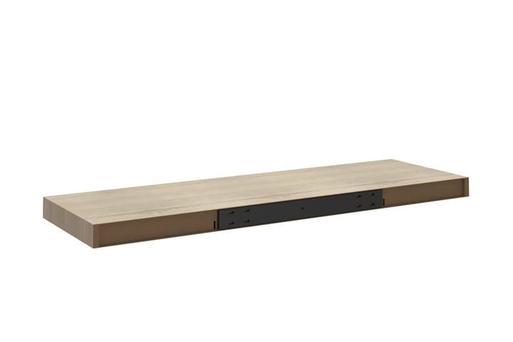 Kelluvat seinähyllyt 4 kpl tammi 80x23,5x3,8 cm MDF - Ruskea - Säilytys - Hylly - Seinähylly