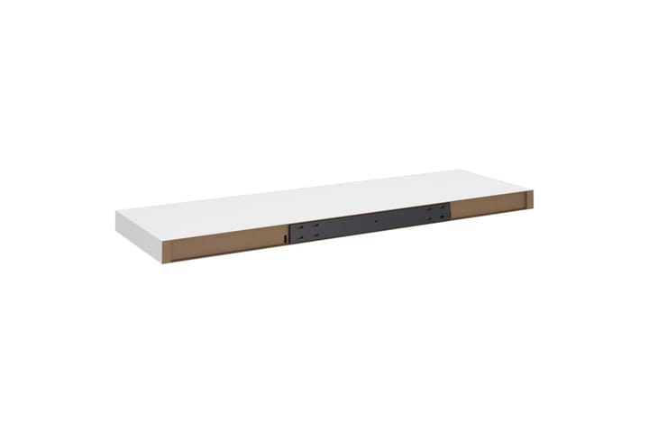 Kelluvat seinähyllyt 4 kpl valkoinen 80x23,5x3,8 cm MDF - Valkoinen - Säilytys - Hylly - Seinähylly