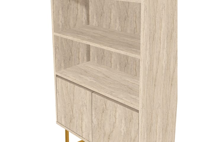 Laxus Kirjahylly 80 cm - Beige - Säilytys - Hylly - Kirjahylly