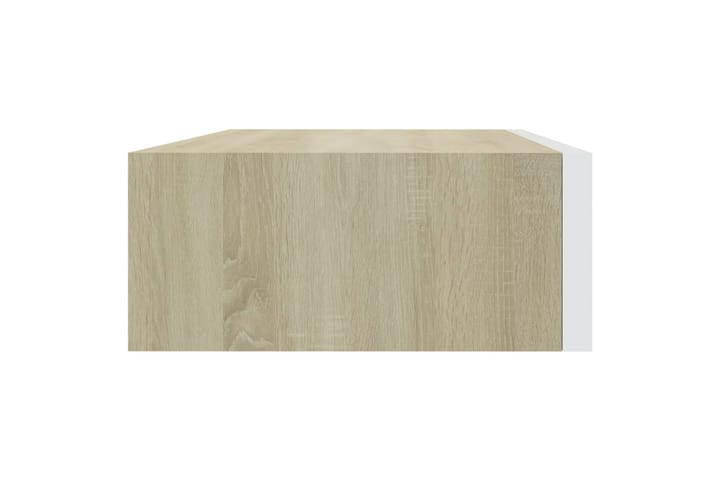 Seinälaatikkohyllyt 2 kpl 40x23,5x10 cm MDF - Harmaa - Säilytys - Hylly - Seinähylly