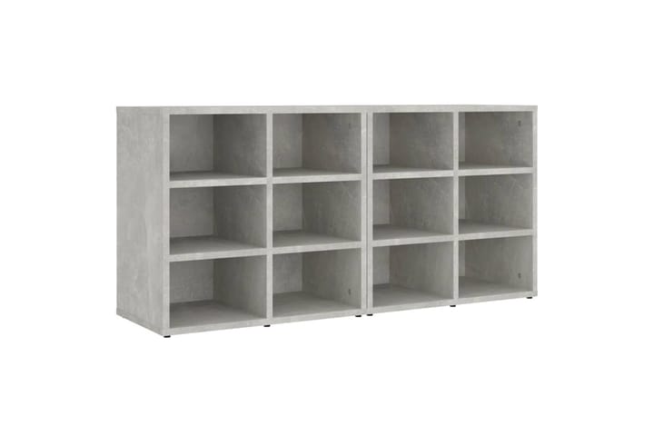 beBasic Kenkäkaapit 2 kpl betoninharmaa 52,5x30x50 cm - Harmaa - Säilytys - Kenkäsäilytys - Kenkäkaappi