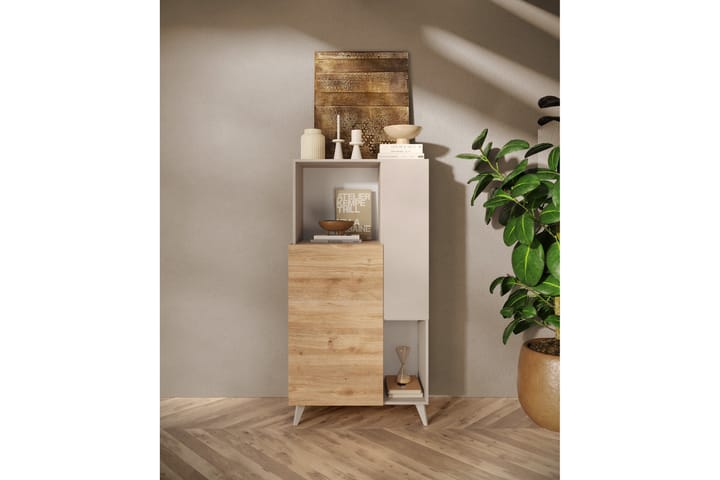 Monaco Highboard 81x154 cm - Messinki - Säilytys - Kaappi - Säilytyskaappi