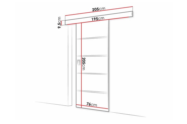 Highboard Clonmore - Ruskea - Säilytys - Kaappi - Säilytyskaappi