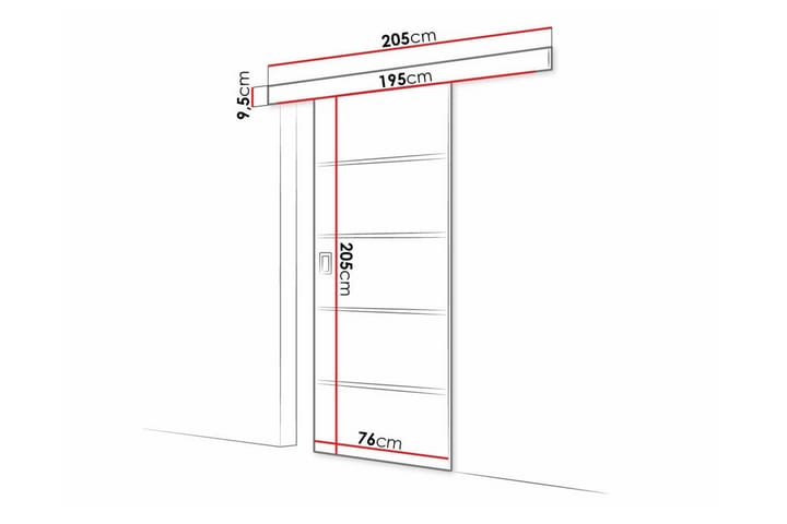 Highboard Clonmore - Tummanruskea - Säilytys - Kaappi - Säilytyskaappi