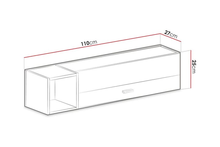 Highboard Edinbane - Lila - Säilytys - Kaappi - Säilytyskaappi