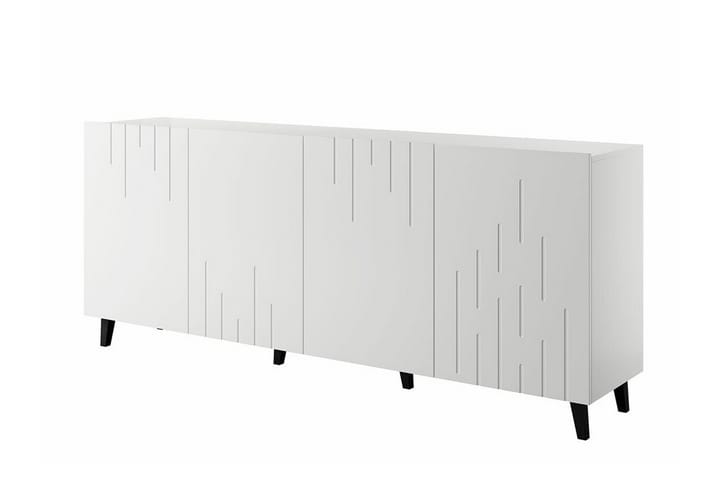 Highboard Juniskär - Valkoinen - Säilytys - Kaappi - Säilytyskaappi