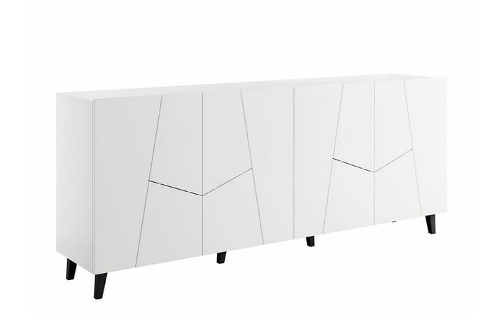 Highboard Juniskär - Valkoinen - Säilytys - Kaappi - Säilytyskaappi