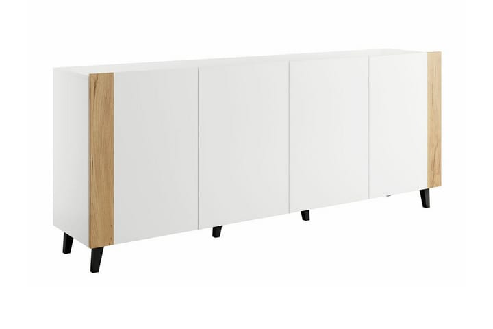 Highboard Juniskär - Valkoinen - Säilytys - Kaappi - Säilytyskaappi