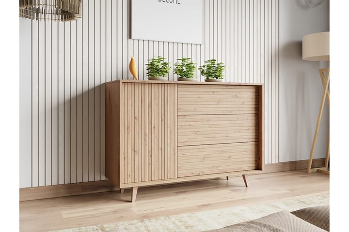 Highboard Kintore - Ruskea - Säilytys - Kaappi - Säilytyskaappi