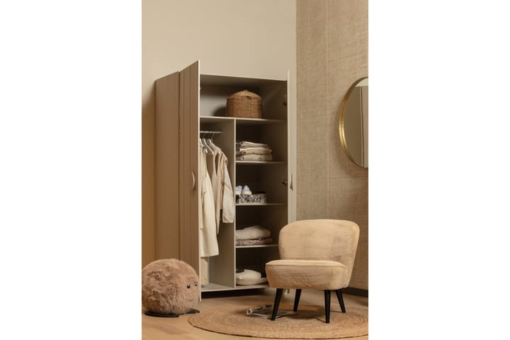 Highboard Ragini - Beige - Säilytys - Kaappi - Säilytyskaappi