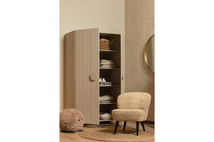 Highboard Ragini - Beige - Säilytys - Kaappi - Säilytyskaappi