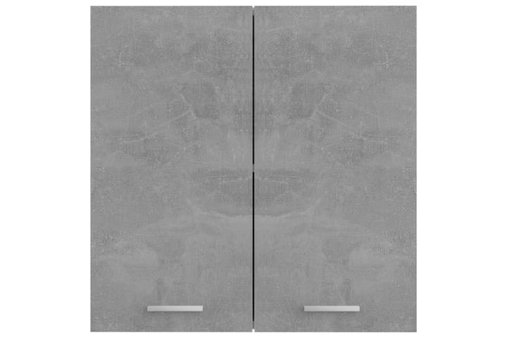 Seinäkaappi betoninharmaa 60x31x60 cm lastulevy - Harmaa - Säilytys - Kaappi - Säilytyskaappi